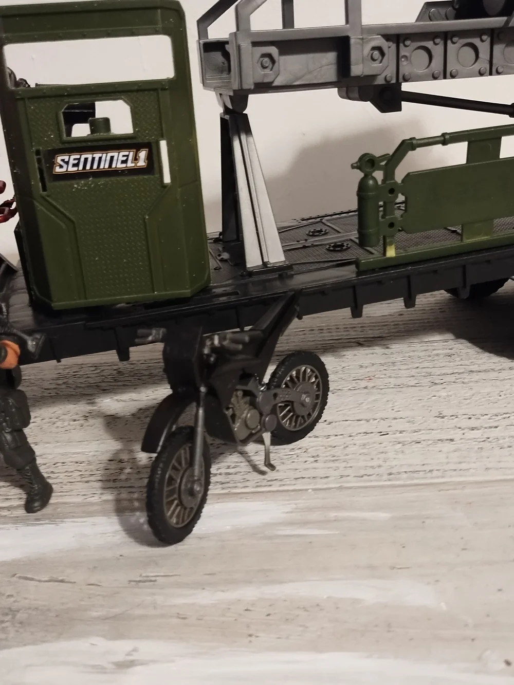 Military Transport Playset - Green and Red Tactical Truck